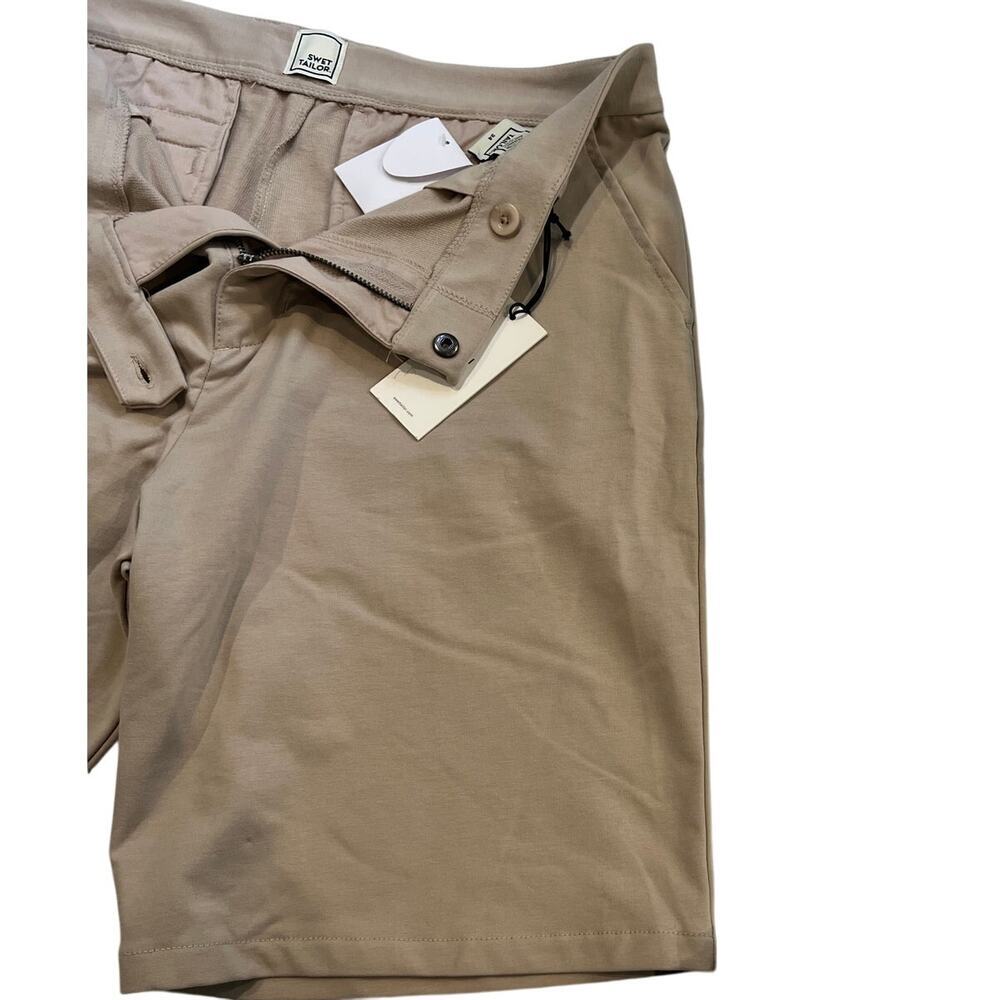 Swet Tailor Men's Tan Shorts Size 34" Waist NWT - Picture 4 of 6